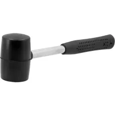 Киянка резиновая с металлической ручкой  450 гр. d56 мм "Vorel"