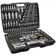 Набор инструмента 1/2", 3/8", 1/4" (216пр.) CrV "Vorel"