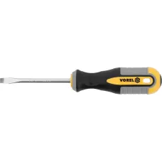 Отвёртка плоская 5х75мм CrV "Vorel"