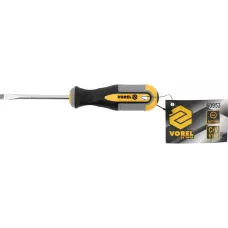 Отвёртка плоская 5х75мм CrV "Vorel"