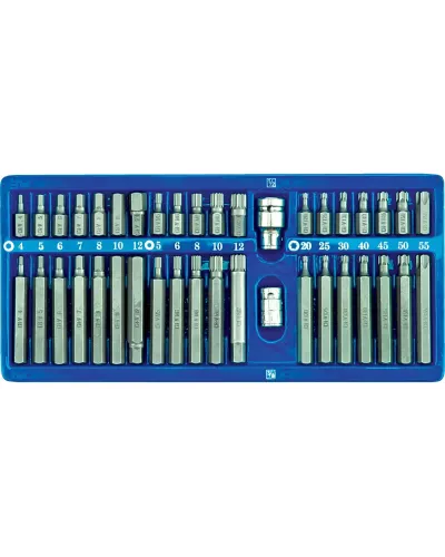 Головки-биты специальные TORX, HEX, SPLINE (набор 40пр.) 