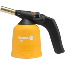 Горелка газовая на прокалываемый баллон 190 гр. 1200C, 1,7 кВт, 123 г/ч "Vorel"