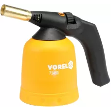 Горелка газовая на прокалываемый баллон 190 гр. 1200C, 1,7 кВт, 123 г/ч "Vorel"