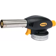 Горелка газовая на цанговый баллон с пьезоподжигом 1300С, 1,3 кВт, 96 г/ч "Vorel"