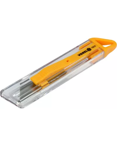 Нож с выдвижным трапециевидным лезвием 61х19мм 