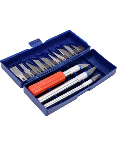 Ножи для резьбы по дереву, набор 16пр. 