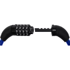 Замок велосипедный 10мм х 1,2м кодовый "Vorel"