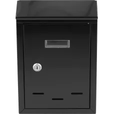 Ящик металлический почтовый 285х200х60мм черный "Vorel"
