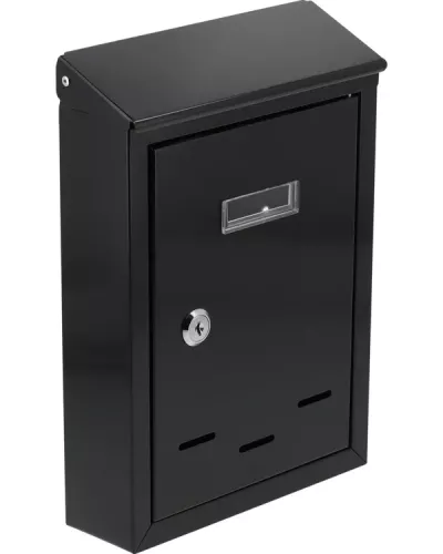 Ящик металлический почтовый 285х200х60мм черный 