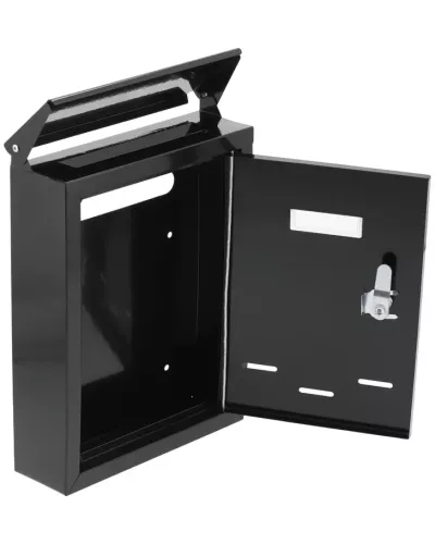 Ящик металлический почтовый 285х200х60мм черный 
