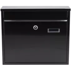 Ящик металлический почтовый 310х360х100мм черный "Vorel"