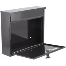 Ящик металлический почтовый 310х360х100мм черный "Vorel"