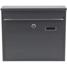 Ящик металлический почтовый 310х360х100мм серый "Vorel"