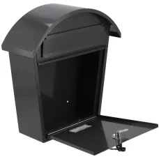 Ящик металлический почтовый 380х320х105мм серый "Vorel"