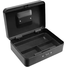 Ящик для денег металлический 250х180х90мм с кодовым замком "Vorel"