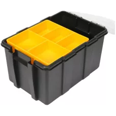 Ящики-органайзеры пластмассовые 290x220x60, 220x155x120, 220x155x60 мм (4шт) "Vorel"