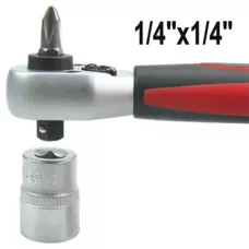 Ключ трещоточный для головок и бит 1/4" Т72