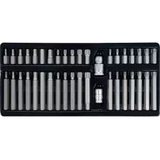 Головки-биты специальные TORX, HEX, SPLINE (набор 40пр.) "Yato"