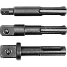 Переходники SDS+ под головки 1/4", 3/8" и 1/2" (3шт.) "Yato"