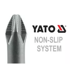 Бита PH2х100мм 1/4" S2 HRC58-62 "Yato"