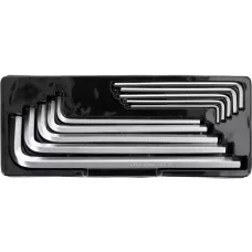 Ключи шестигранные 3,0-17мм (набор 10шт.) CrV "Yato"