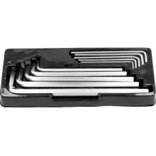 Ключи шестигранные 3,0-17мм (набор 10шт.) CrV "Yato"