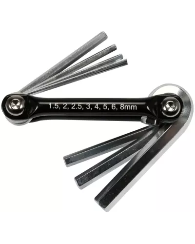 Ключи cкладные HEX и TORX (набор 24пр.) CrV 