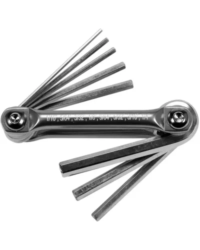 Ключи cкладные HEX и TORX (набор 24пр.) CrV 