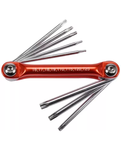 Ключи cкладные HEX и TORX (набор 24пр.) CrV 