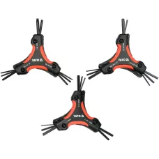Ключи cкладные HEX и TORX (набор 26пр.) CrV "Yato"