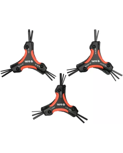 Ключи cкладные HEX и TORX (набор 26пр.) CrV 