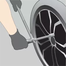 Ключ балонный крестовой разборный "Yato"