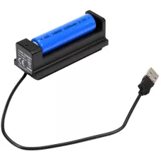 Фонарик 1204х27мм (6W, 500lm, 3.7V, USB, IPX7, zoom) "Yato"