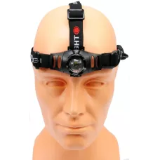 Фонарик налобный (3W, 100lm, 1.5V, 3хAAA, zoom) "Yato"