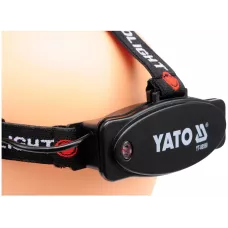 Фонарик налобный (3W, 100lm, 1.5V, 3хAAA, zoom) "Yato"