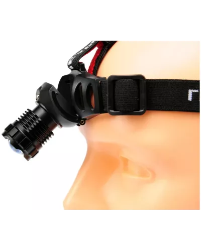 Фонарик налобный (3W, 100lm, 1.5V, 3хAAA, zoom) 