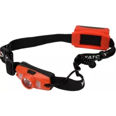 Фонарик налобный CREE XTE (500lm, 70м., 3хAAA, IP44, 6 режимов работы) "Yato"