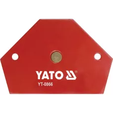 Магнитный держатель для угловой сварки  64х95х14мм (11.5кг) "Yato"