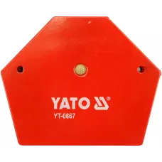 Магнитный держатель для угловой сварки 111х136х24мм (34.0кг) "Yato"