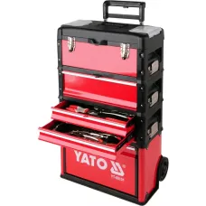 Тележка 3-х сегментная со съемными металлическими ящиками 52X32X72см "Yato"