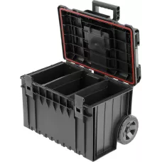 Тележка мобильная для перевозки инструмента с ящиком 585х425х410мм S1 "Yato"