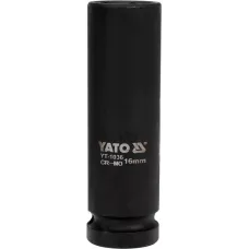 Головка торцевая ударная 1/2" 6гр. 16мм L78мм CrMo "Yato"