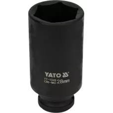 Головка торцевая ударная 1/2" 6гр. 28мм L78мм CrMo "Yato"