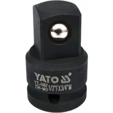 Головка-переходник ударный 1/2"(F)x3/4"(М) L48мм CrMo "Yato"
