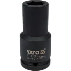 Головка торцевая ударная 3/4" 6гр. 21мм L90мм CrMo "Yato"