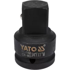 Головка-переходник ударный 3/4"(F)x1"(М) L63мм CrMo "Yato"