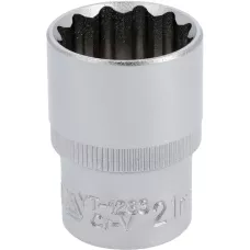Головка торцевая 1/2" 12гр. 21мм L38мм CrV "Yato"