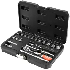 Набор инструмента  1/4" (20пр.) CrV "Yato"