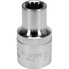 Головка торцевая spline 1/2" 6гр.  9мм L38мм CrV на держателе "Yato"