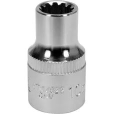 Головка торцевая spline 1/2" 6гр. 10мм L38мм CrV на держателе "Yato"